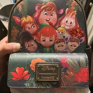 Loungefly Disney Peter Pan and The Lost Boys Mini Backpack